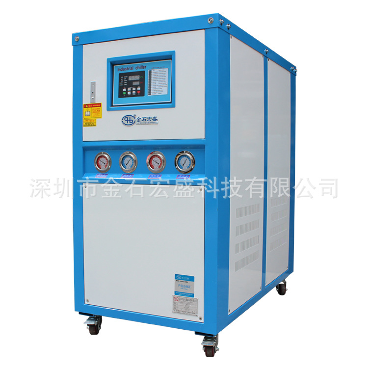 供应10hp水冷式冷水机 注塑机吹瓶 冷冻水循环机