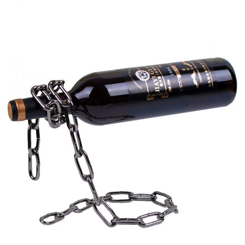 Creative Magic Chain Wine Rack Suspended Wine Rack Craft Home Daily Necessities Y127