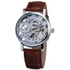 winner Men's mechanical retro mechanical watch for leisure