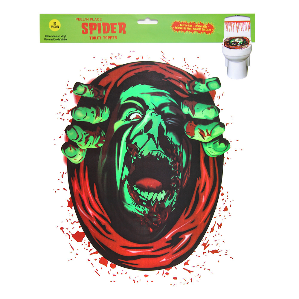 화장실 스티커 남성 유령 머리