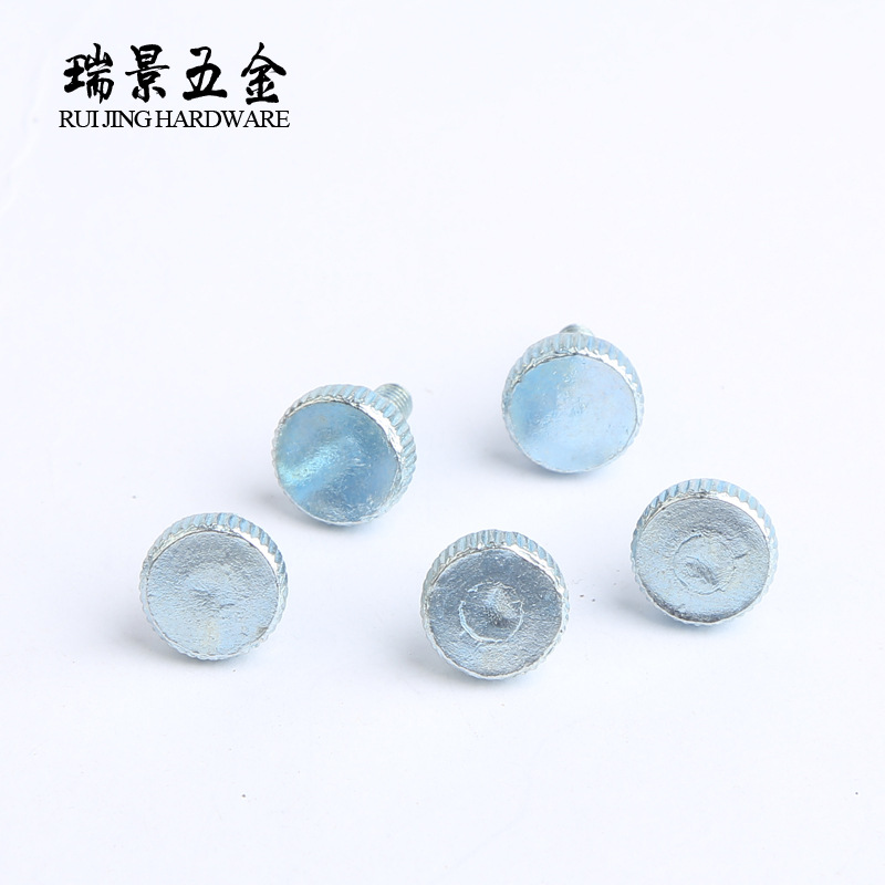 批发生产GB835平头滚花螺钉滚花大头滚齿螺丝手拧螺丝螺钉GB839