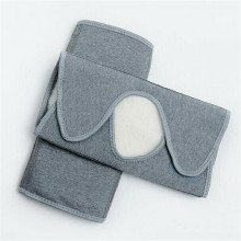 厂家批发皮毛一体直筒粘连护膝冬季保暖防寒松紧带羊毛护膝