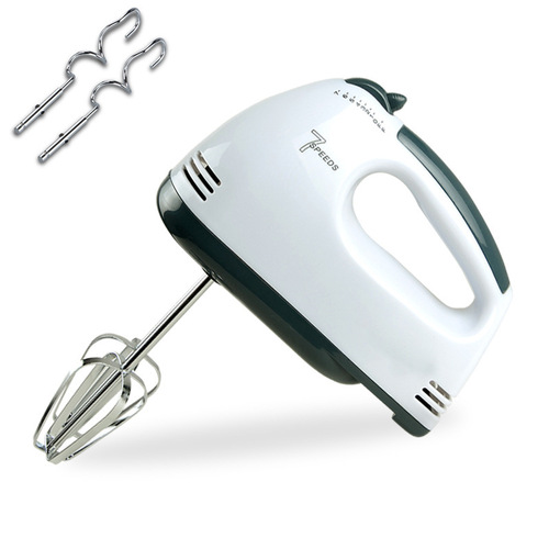 Household 7-speed electric egg beater, handheld egg white cream mixer, multi-functional baking and dough mixer, egg beater