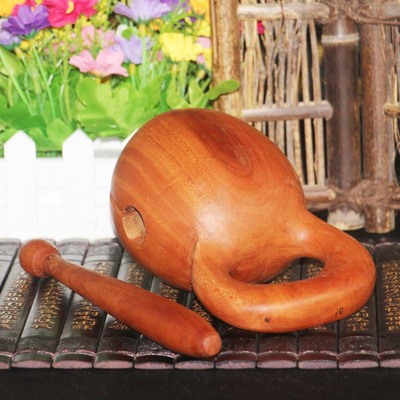 厂家批发韩国木鱼杏木木鱼带棒子声音清脆木质坚硬法事用品