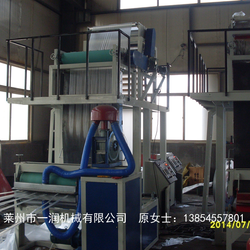 一润机械：塑料风冷撕裂膜线拉丝设备生产线---捆扎绳拉丝机