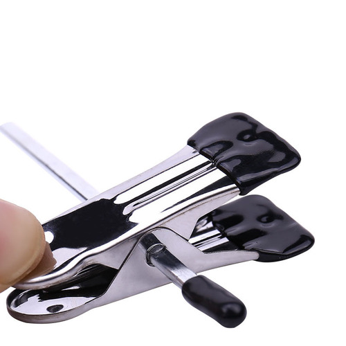 Trouser rack, trouser clip, household stainless steel trouser rack, multifunctional trouser clip, telescopic magic non-slip wardrobe clothing skirt clip