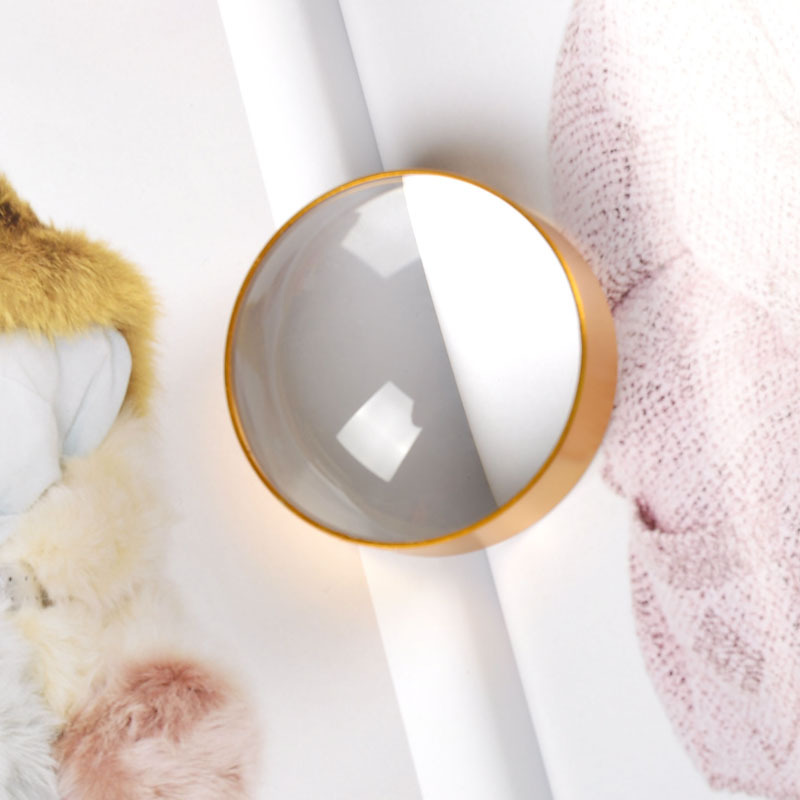 60MM文镇镜 桌面镇纸石放大镜凸面圆形玻璃放大镜