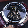 winner Men's mechanical retro mechanical watch for leisure