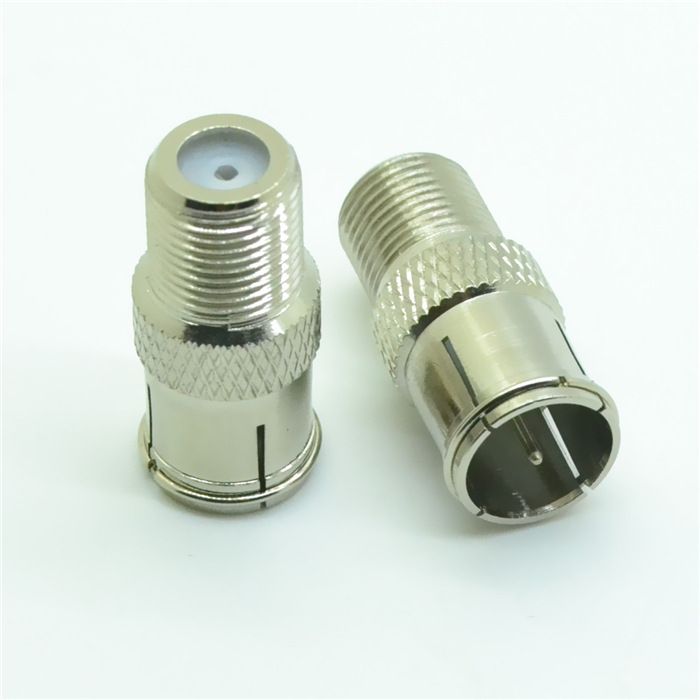 全铜快插F头 F头快插头 卫星快插信号传输f头 卫星信号测试头