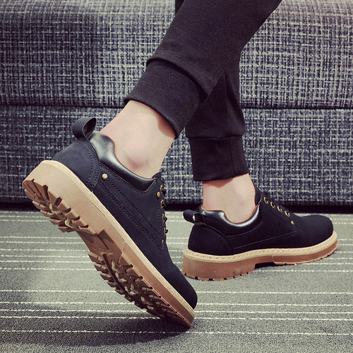 Spring and autumn men's shoes fashionable England work shoes fashionable men's single-layer shoes casual leather shoes big-head leather shoes men's shoes