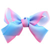 Fashionable hairgrip with bow, children's hair accessory, European style, wholesale