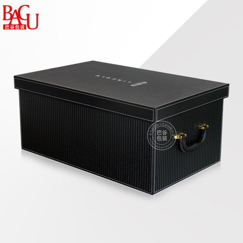 pu皮质收纳箱 车载置物箱 旅行汽车后备箱专业储物箱 厂家直销