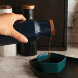 美辰达 Японская посуда творческая кухня керамический масляный горшок соевый соус уксусной бутылка бутылка бутылка бутылка уксусной горшок приправляющий