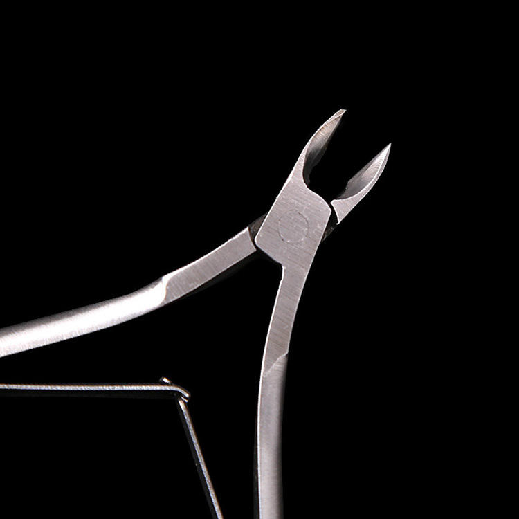 Exfoliating pliers for manicure stainless steel