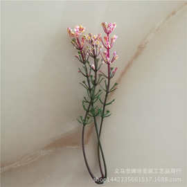 仿真花装饰塑料花配件 10厘米三叉塑料水草泡沫 婚庆花玫瑰花装饰