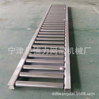 家具输送地滚线无动力滚筒输送机动力滚筒线轻型地滚线