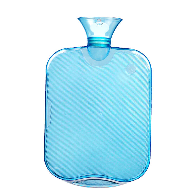 [Cubierta de tela gratis] gran bolsa de agua caliente de PVC felpa llena de agua caliente mano caliente inyección de agua 2000ML bolso caliente