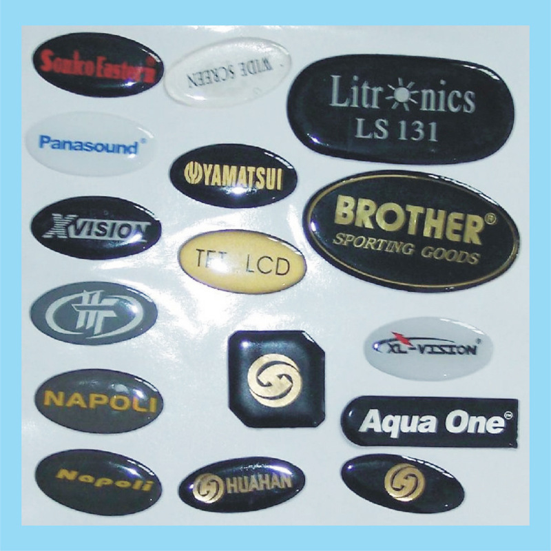 厂家印刷滴胶LOGO水晶滴胶滴塑不干胶标贴纸标签不干胶印刷