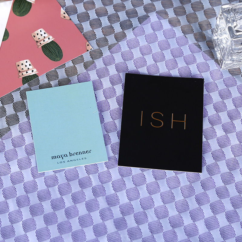 时尚白卡项链卡纸 印字首饰卡饰品店包装标签卡定 制LOGO厂家批发