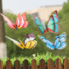 Simulation Butterfly Flower Insert Poor Gardening Pot Pot Pot Popular Plant Shopping Mall Flashing Decoration