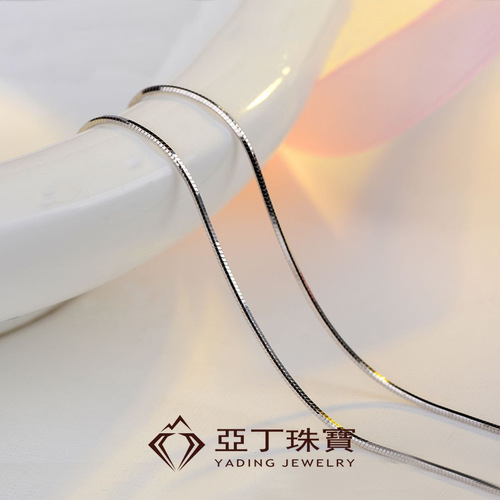 S925 Silver Serpent Bone Chain Necklace for Women, Cool Style, Bare Chain, Light Luxury, High-Grade, Lockchain, Unique Design, Simple Necklace
