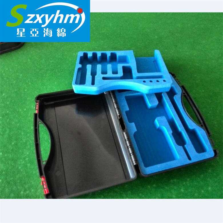 植绒EVA海绵内衬 深圳EVA海绵包装盒 防撞38度黑色EVA泡棉抗震