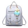 Backpack, fashionable summer one-shoulder bag for leisure, city style, with little bears