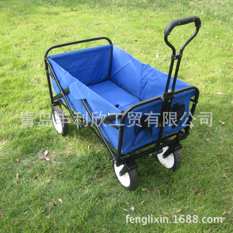 家用四轮宠物野餐超市钓鱼买菜购物折叠便携小手推拉杆车搬拖货车