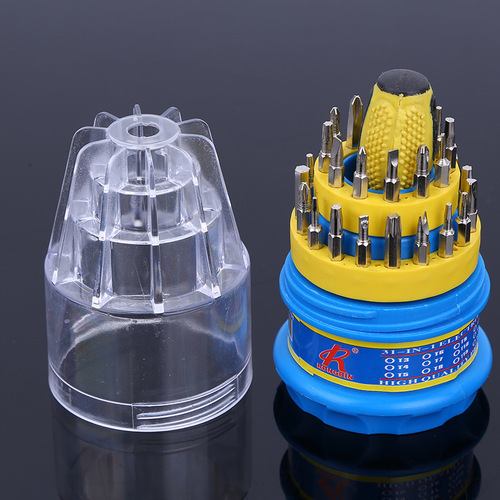 Manufacturer wholesale birdcage combination screwdriver set Jiecome screwdriver tool 31pc pagoda screwdriver