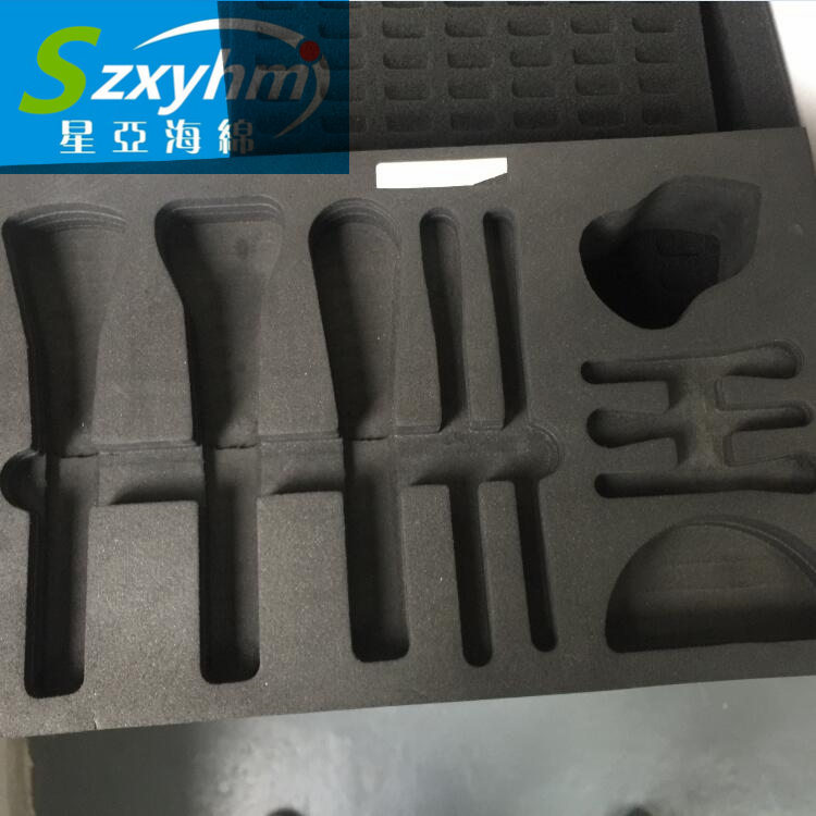 植绒镂铣内衬泡沫包装盒 钢笔包装内衬环保材料 透气性好方便操作