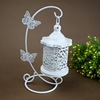 European -style iron hollow candlestick creative butterfly hook 2018 new home daily craft decorative decoration