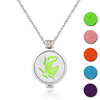 Aromatherapy, necklace, pendant stainless steel, accessory, European style, wholesale