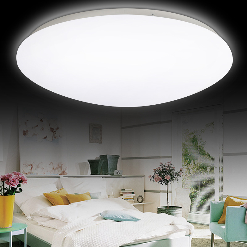 Led Ceiling Lamp Lampshade Shell Round Bedroom Simple Modern Screw Lampshade Chassis Kit Accessories