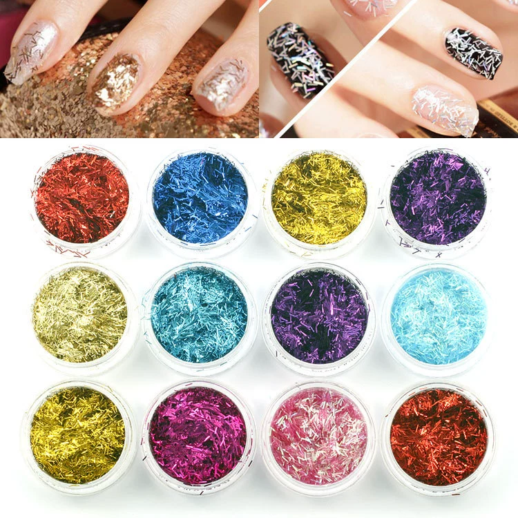 Украшение для ногтей, ногти- sequins для ногтей, градиент