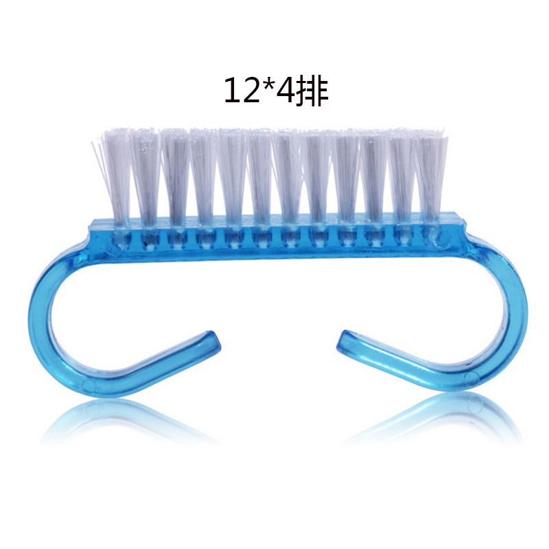 Accesorios de traje de manicura eliminación de polvo cepillo pequeño polvo de plástico cepillo de cuerno de tamaño pequeño ventas directas de fábrica