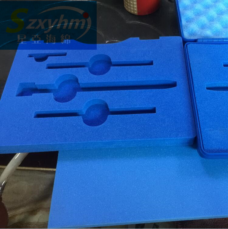 推荐海绵内衬盒防撞内托EVA盒精美饰品包装单面背胶IXPE泡棉贴合