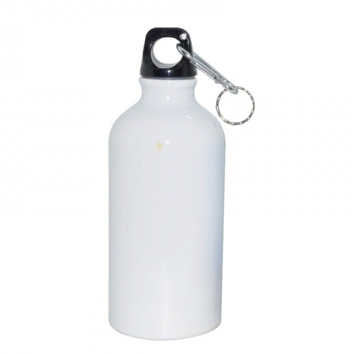 Bicicleta de aleación de aluminio deportes hervidor montaña bicicleta agua taza de transferencia de calor impresión olla de aluminio blanco 400ml 500ml