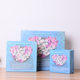 Supply Korean creative flower heart-shaped gift packaging paper bag clothing packaging gift bag handbag