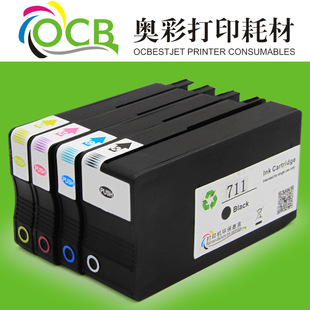 �m��HP 711ī�л���T120 T520�L�D�xī�м���711Ⱦ��īˮ�Ў�оƬ