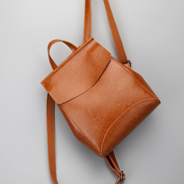European and American fashion all-match cowhide backpack ladies bag multi-functional leather backpack AliExpress supply