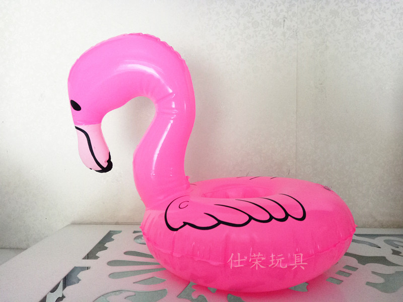 Portavasos inflable unicornio Piña Sandía de coco pato Cisne Portavasos flotante portavasos suministros de agua