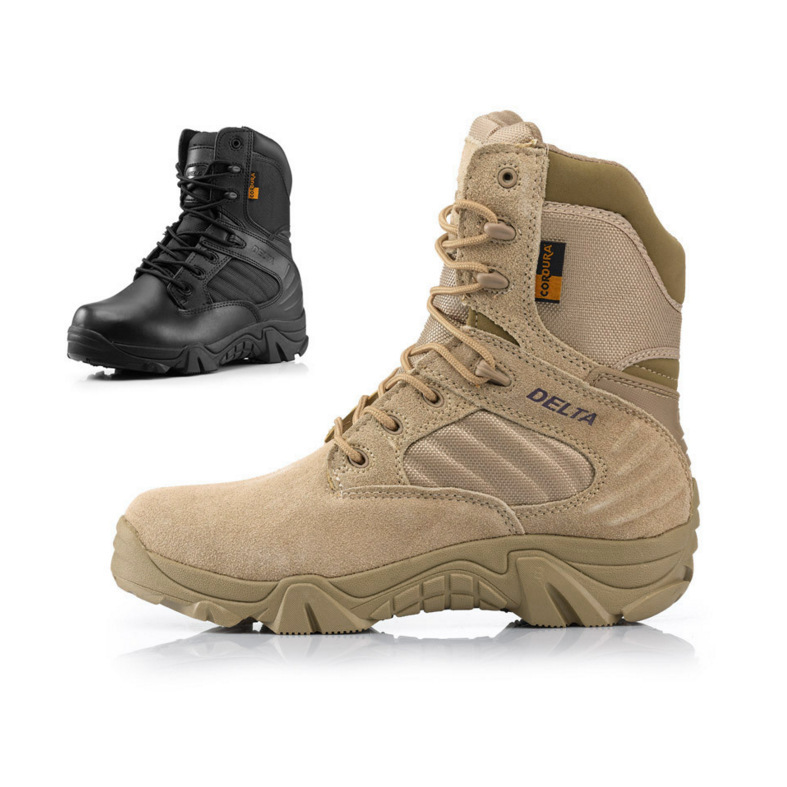 Eagle Delta Combat Boots Desert Boots Non-slip Stab-resistant Wear-resistant High-top Men's Shoes Ankle-protective Breathable Warm Climbing Eagle Delta Combat Boots Desert Boots Non-slip Stab-resistant Wear-resistant High-top Men's Shoes Ankle-protective Breathable Warm Climbing