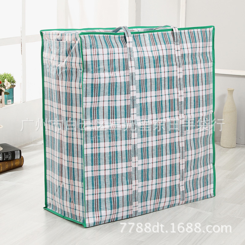 厂家直供加厚红白蓝编织袋防水蛇皮袋PP编织袋搬家打包大袋子