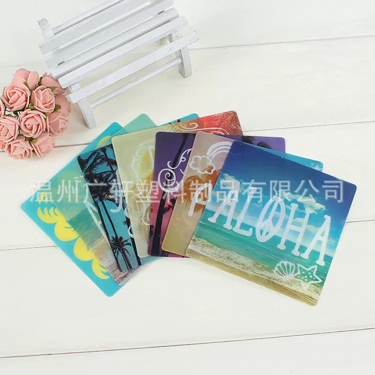 厂家批发pp餐垫广告宣传卡通塑料图案餐垫l厨房餐桌logo纯色制定