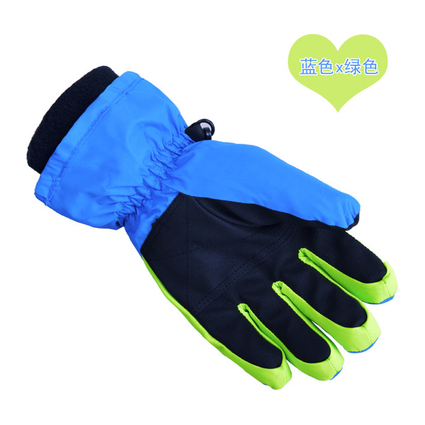ski windproof waterproof children's keep warm gloves