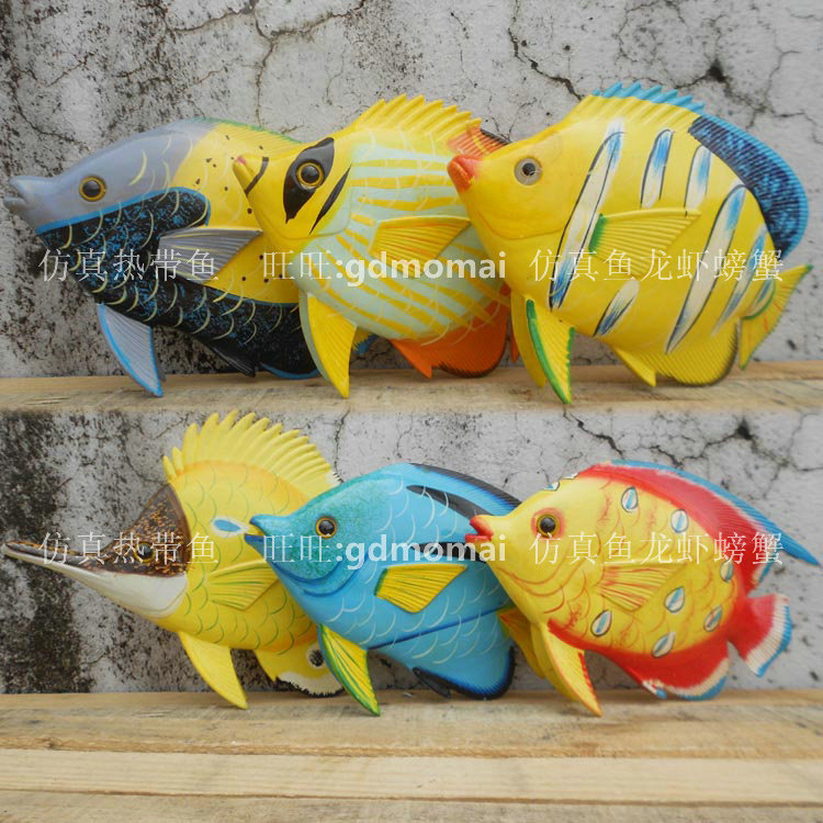 Simulation Tropical Fish Sculpture Fish Park Garden Aquarium Home…