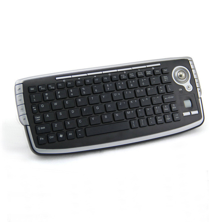 Multifunctional Media Keyboard Wholesale USB Interface Supports Ergonomic Keyboard Trackball Mouse Keyboard