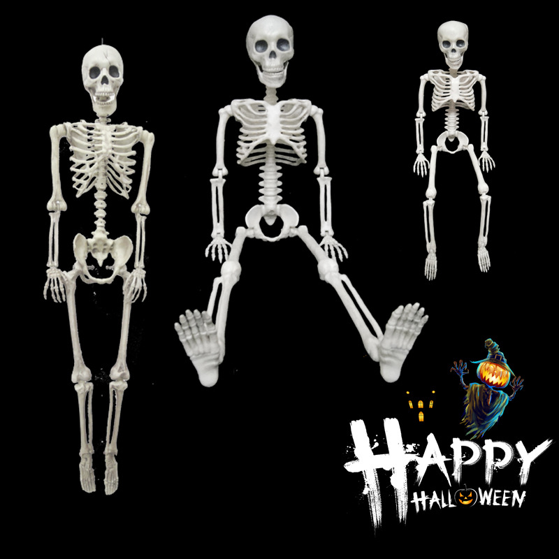 Halloween terror apoyos esqueleto humano casa embrujada Cámara horror cadáver esqueleto plástico