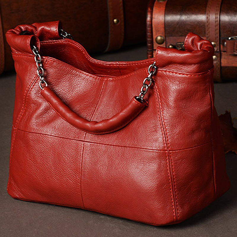 Women's Handbag, Handbag, Top Layer Cowhide, Women's Handbag, Chain Bag_voghion.com