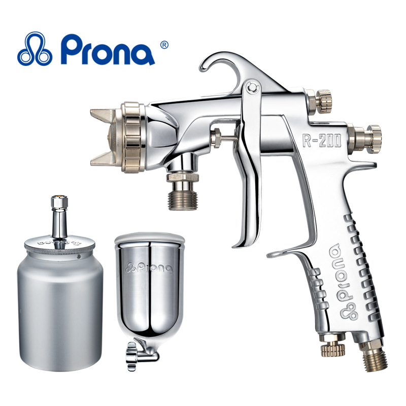 台湾宝丽喷枪 喷漆枪上下壶R-200汽车油漆喷枪喷漆枪 高雾化喷枪